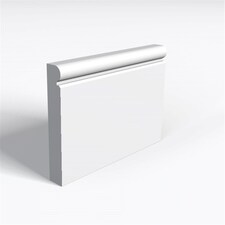 Pack of 20 (Total 20 Units) - Moisture Resistant MDF Primed Reveal Skirting Board - 15mm (T) x 219mm (H) x 3050mm (L)