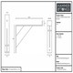 image 4 of Hammer & Tongs Gallows Style Scaffold Board Shelf Bracket - D240mm - Raw