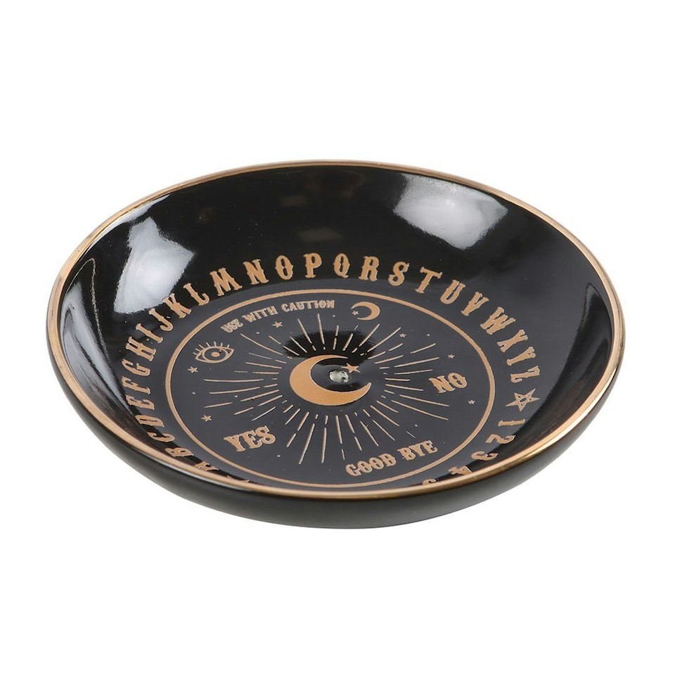 image 1 of Something Different Talking Board Incense Holder - Black/Orange - One Size