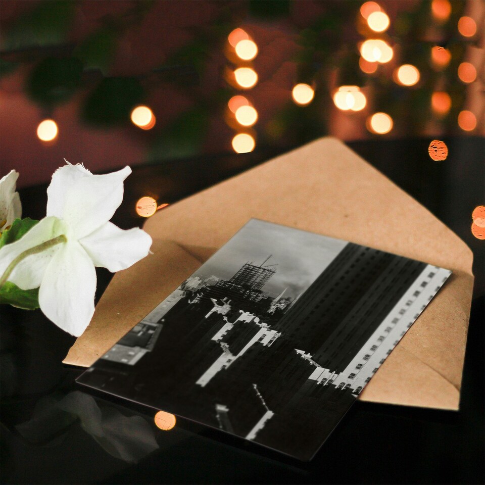 image 1 of Alfred Stieglitz Art Card View from the Shelton New York Cityscape