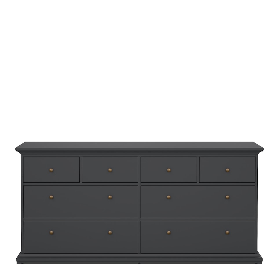 image 1 of Paris Chest of 8 Drawers in Matt Grey