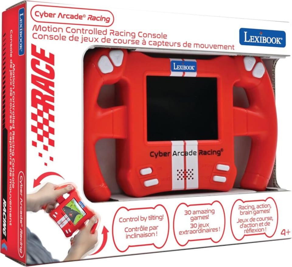 image 1 of Lexibook JL3150 Racing Game Control with Colour LCD Screen including 30 Games