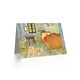 image 2 of Vincent Van Gogh Bedroom Old Master Art Blank Card