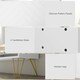 image 9 of HOMCOM Narrow Shoe Storage Cabinet with 4 Flip Drawers for 16 Pairs of Shoes