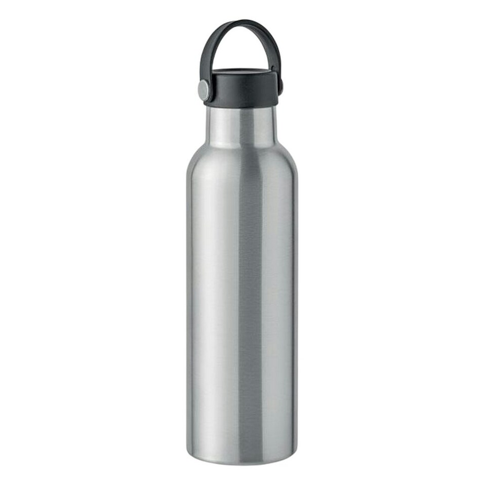 image 1 of MidOcean Boali Double Wall 700ml Water Bottle - Matt Silver - One Size Multi | One Size