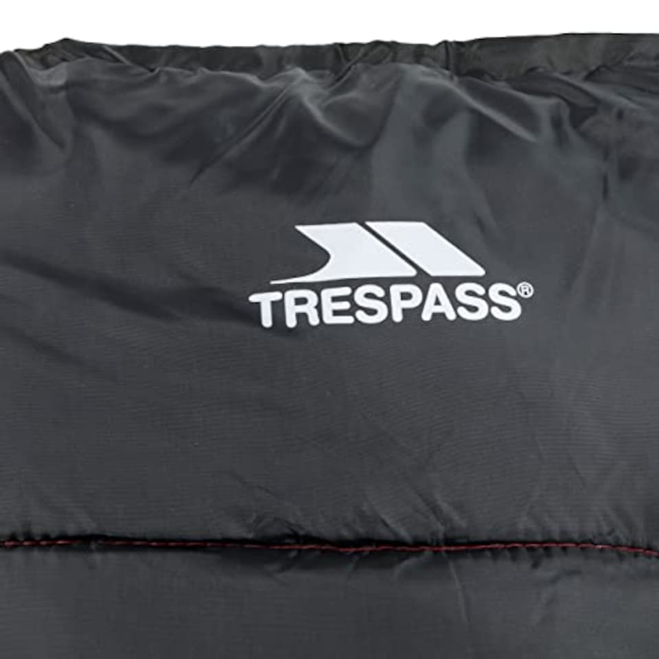 image 1 of Trespass Envelop Hollowfibre 3 Season Single Sleeping Bag For Travel Camping