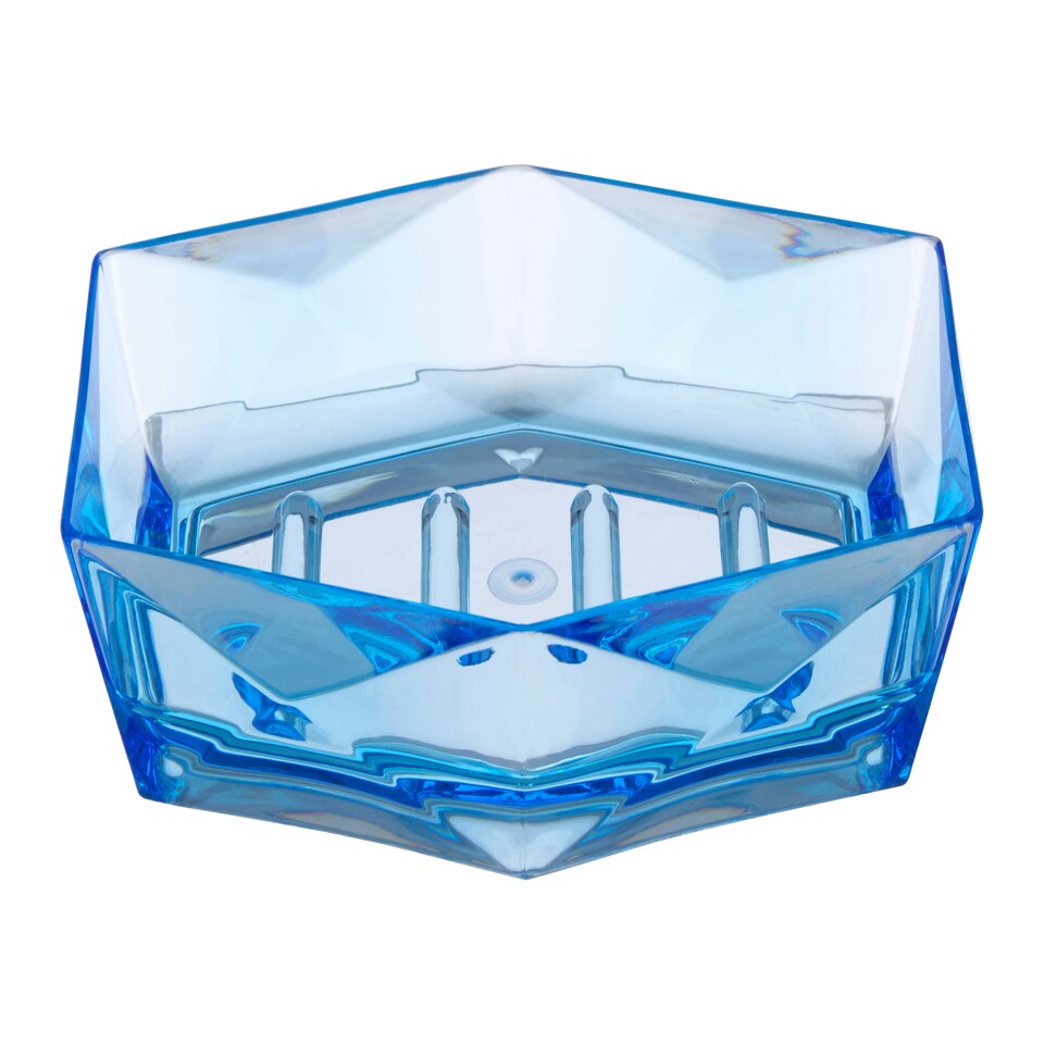 image 1 of Dow Blue Acrylic Soap Dish
