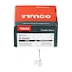 image 3 of Timco - Round Cable Clips - White (Size To fit 5.0mm - 100 Pieces)