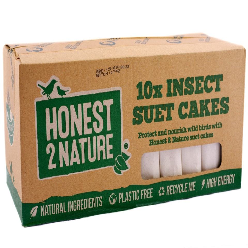 image 1 of Suet To Go Honest 2 Nature Insect Suet Cakes 280g x 10