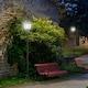 image 2 of Outsunny Solar Torch Lights Outdoor Garden with 6 LED Auto On/Off 6-8 Hours