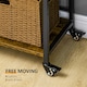image 6 of HOMCOM 3-Tier Printer Stand, Utility Cart, Rolling Trolley Adjustable Shelves