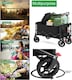 image 6 of Heavy Duty Folding Hand Cart Garden Wagon Trolley Festival Camping Beach