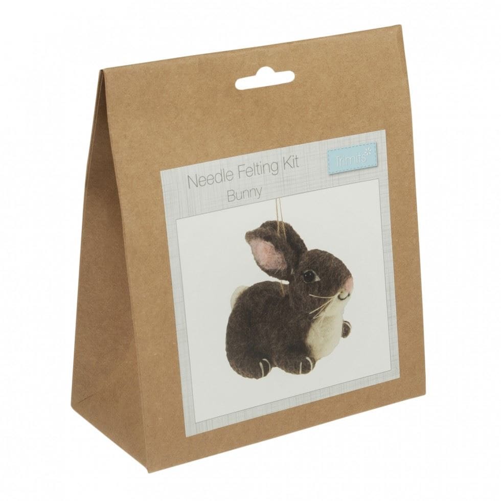 Trimits N/FELTING BUNNY - Needle Felting Kit: Bunny