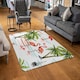 image 2 of Flamingo & Palm Trees (Rug) Multi | Small: 60x110cm