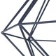 image 2 of Industrial Basket Cage Designed Matt Black Metal Semi Flush Ceiling Light | Black | Black | 1
