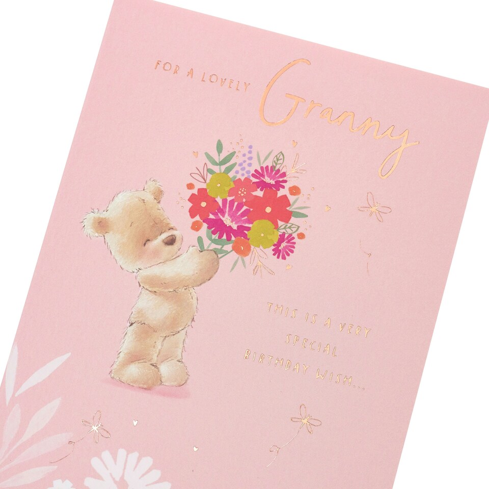 image 1 of Granny Birthday Card - Floral Bouquet