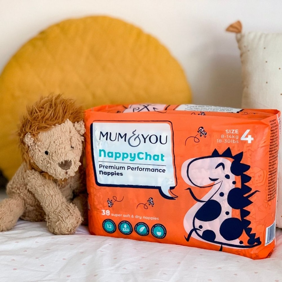 image 1 of Mum & You Premium Nappychat Eco Nappies size 4 - 3 pack