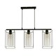image 2 of BLACK FRAME 3LT BAR WITH CLEAR INNER GLASS