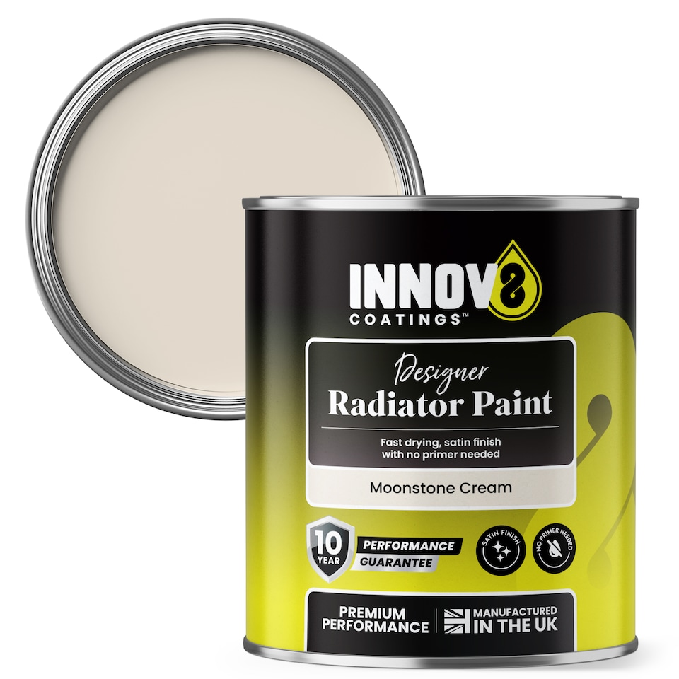 image 1 of Innov8 Coatings Radiator Paint - 750 ml - Clotted Cream - Satin Finish | Cream | Clotted Cream | 750ml | 1