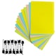 image 1 of Pack of 12 A4 Assorted Coloured Whiteboards with 12 White Board Marker Pens