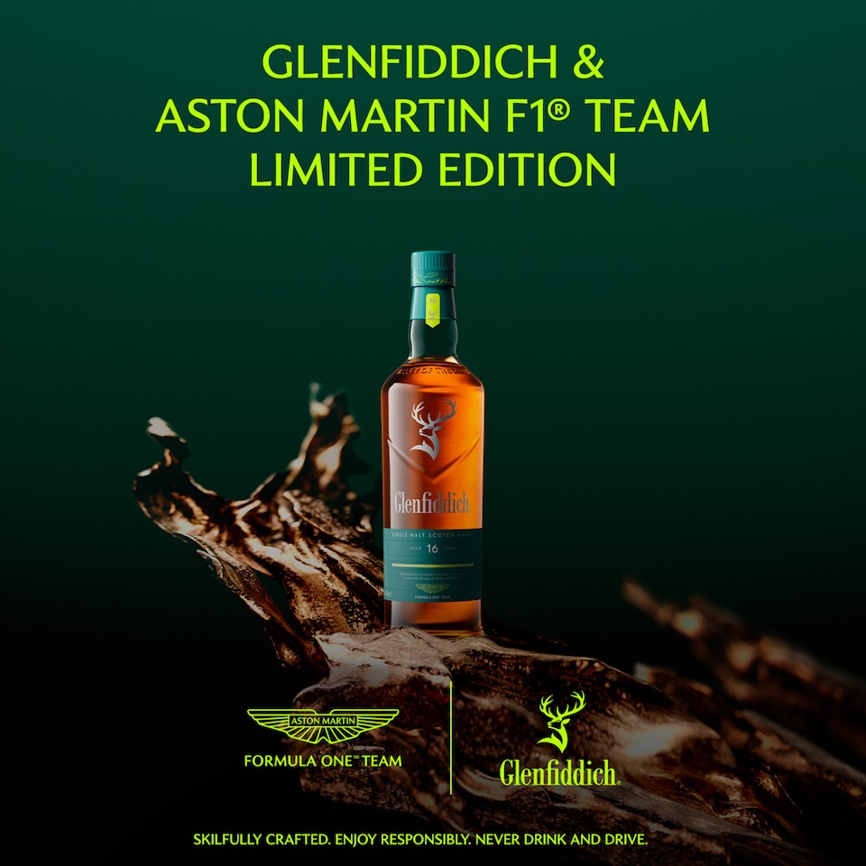 image 1 of Glenfiddich - Aston Martin F1 Team 2025 Limited Edition Single Malt Scotch 16 year old Whisky
