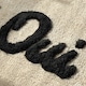 image 3 of Oui Oui Slogan Scalloped Bath Mat
