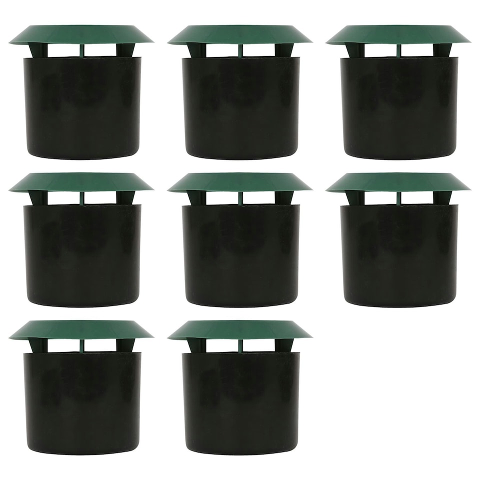 image 1 of Harbour Housewares Slug & Snail Beer Traps - 11.5cm x 10cm - Green/Black - Pack of 8