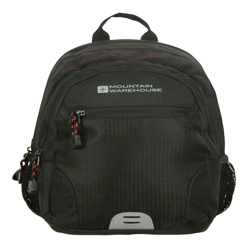 image 1 of Mountain Warehouse Quest Backpack Reflective Compact Hiking Rucksack Bag - 12L Grey | Charcoal