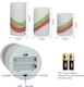 image 6 of 3-Pcs LED Flameless Battery Candles - Colorful Christmas Lamps