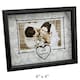 image 1 of New View Sketchy Cartouche Photo Frame -'Just Married' glass printed Frame