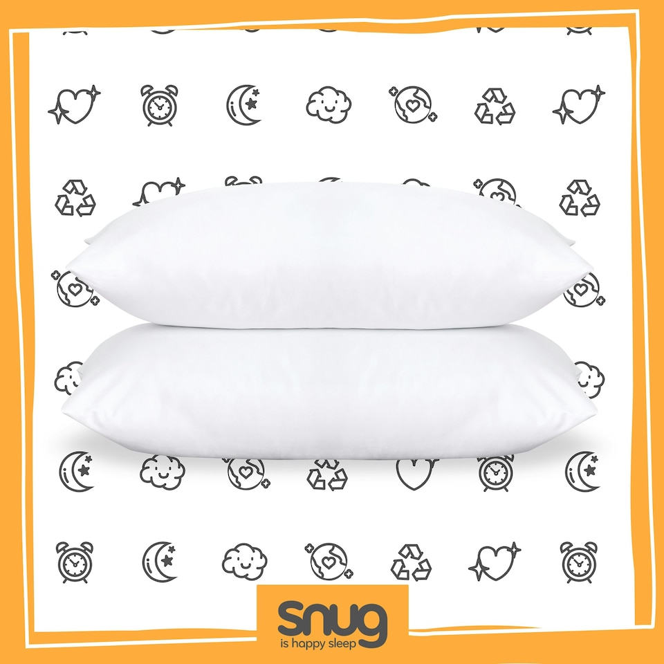 image 1 of Snug Brilliantly Bouncy Pillows - 2 Pack