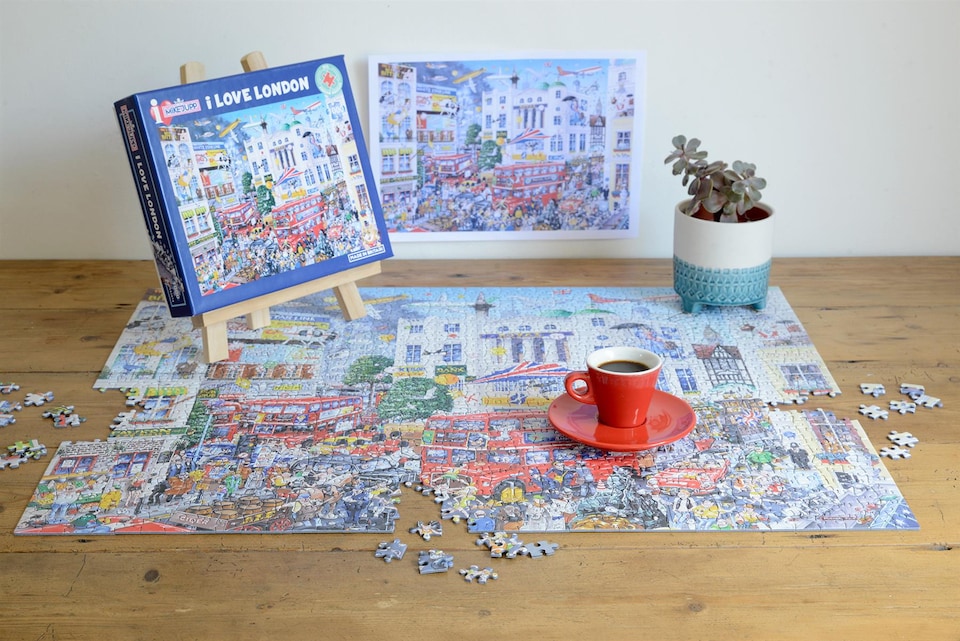 image 1 of Mike Jupp I Love London 1000 Piece Jigsaw Puzzle