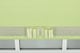 image 3 of FURNISHED Blackout Roller Blinds with Diamante Trim and Bow Cut to Size | Green | Lime | (W) 180cm x (L) 210cm