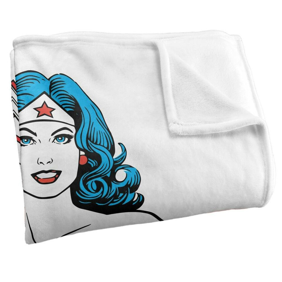 image 1 of Justice League Every Mom Is Wonder Woman Blanket - Multicoloured - One Size