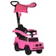 image 1 of HOMCOM Kids Ride-on Push Car 3 in 1 Benz G350 Baby Floor Slider Walker, Pink