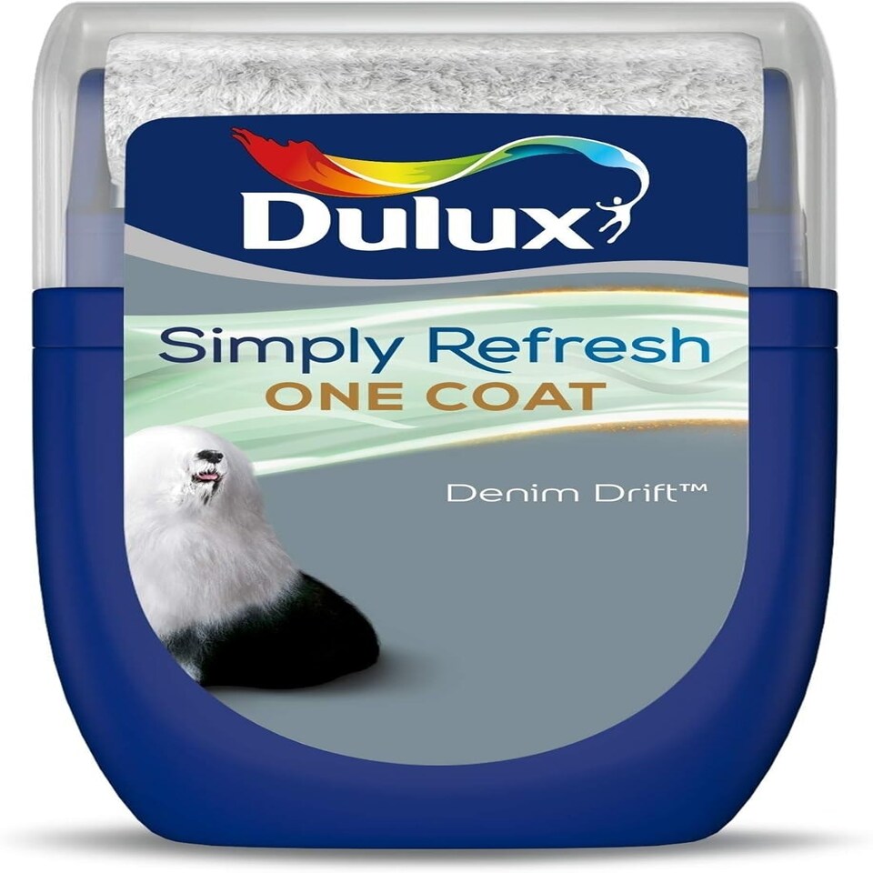 image 1 of DULUX SIMPLY REFRESH ONE COAT TESTER DENIM DRIFT 30ML