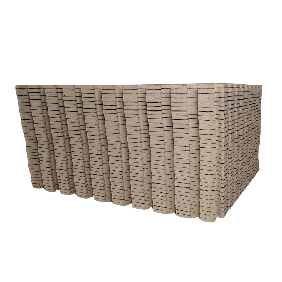 image 1 of Samuel Alexander 8 Piece Grey Wood Effect EVA Foam Floor Protective Tiles / Mats 60x60cm Each Set. Flooring Mats Set Covers 2.88 sqm (31 sq ft)