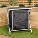 image 3 of 60cm Portable Foldable Camping Table / Cabinet in Black