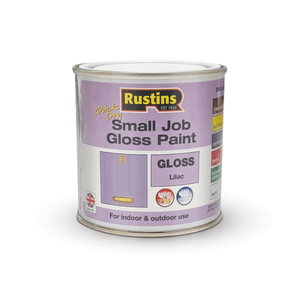 image 1 of Rustins Quick Dry Small Job Gloss Paint Lilac 250ml | Purple | 1