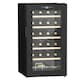 image 1 of HOMCOM 24 Bottle Wine Fridge, 65 Litre Capacity, 43cm Freestanding Wine Cooler Fridge with Glass Door, LED Light, Digital Touch Screen, Temperature Control, Black