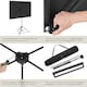 image 5 of Cinema Projector Screen with Foldable Tripod, 16:9, 4K, HD | White | white | L | 1
