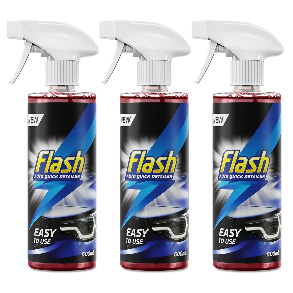 Flash Car Care Quick Detailer 3 x 500ml