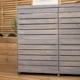 image 6 of Pack of 4 Grey Washed Back Panels Only For SA-BINS3 Double Bin Storage