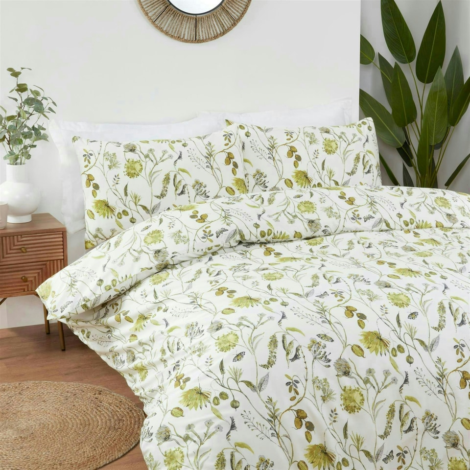 image 1 of Prestigious Grove Duvet Cover Set - Single - Green