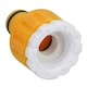 image 6 of Outdoor Garden Tap Hose Threaded Tap Connector 3/4in with 1/2in Reducer 4pc