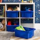 image 2 of Wham Stack & Store 4 x 16L Plastic Storage Boxes | Blue | 4