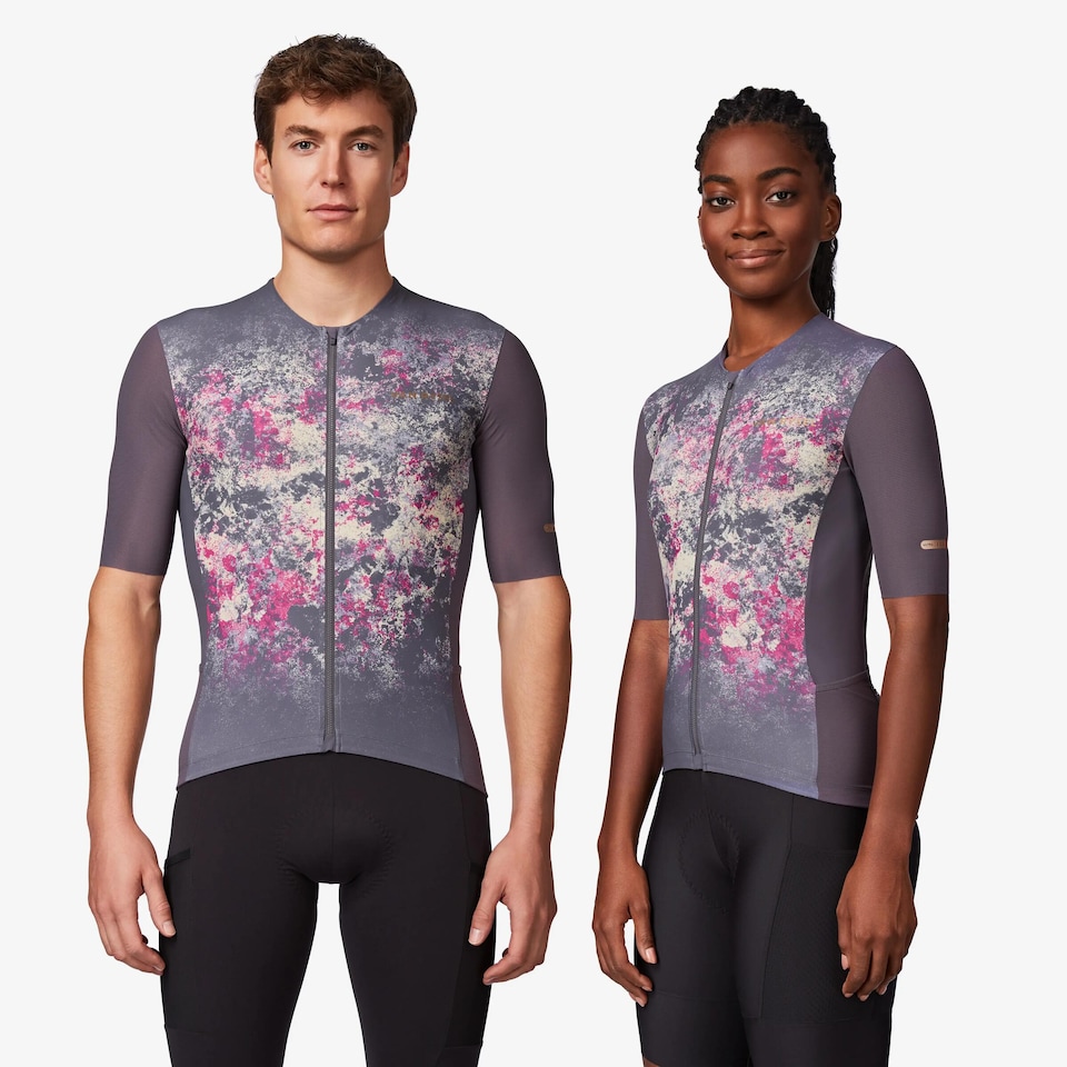 image 1 of Decathlon Unisex long-distance road cycling short-sleeved jersey, EDR Ultra