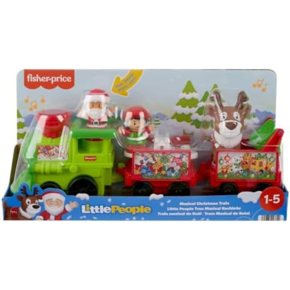 image 1 of Fisher Price Little People Musical Christmas Train