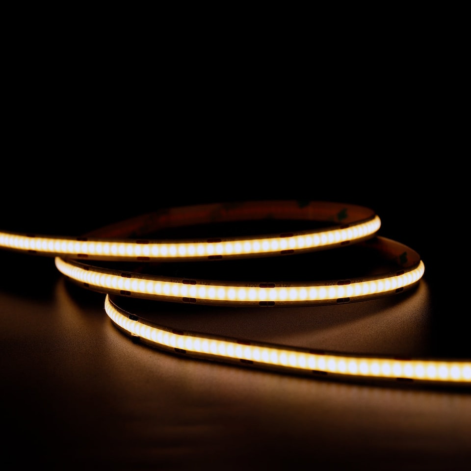 image 1 of 5 meters, 24V COB LED Strip Lights 4000K (Power Supply Not Included)