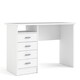 image 1 of Function Plus 4 Drawer Desk in White